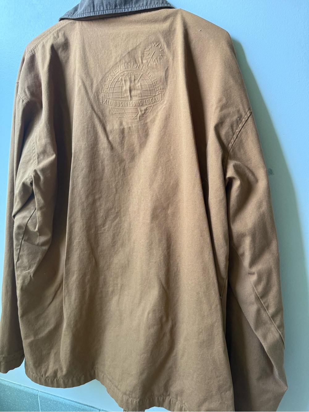 Forney Industries Men's Brown Workwear Jacket with industrial image lining xl - Picture 5 of 7
